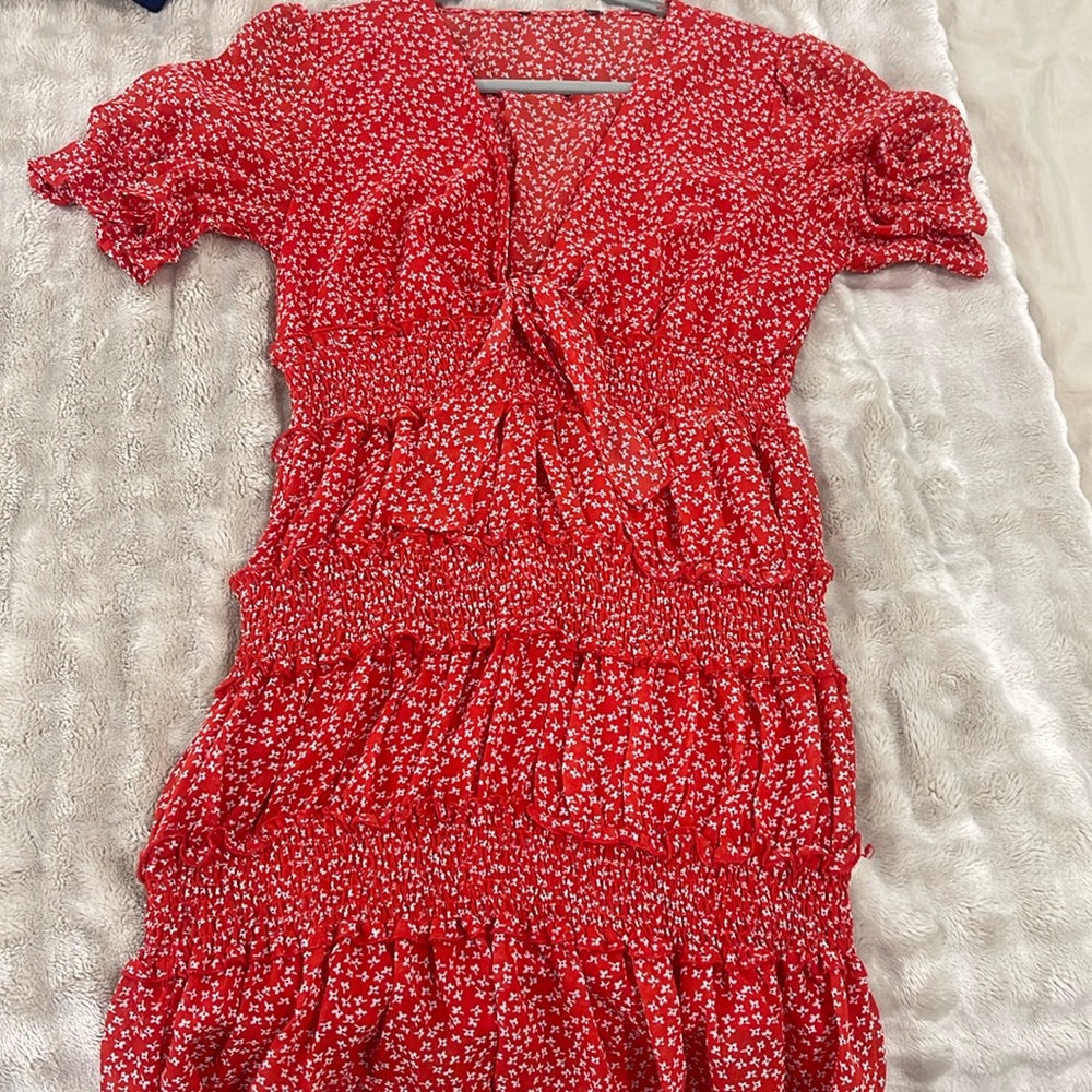 Red boutique dress from Prinzzesa Boutique
